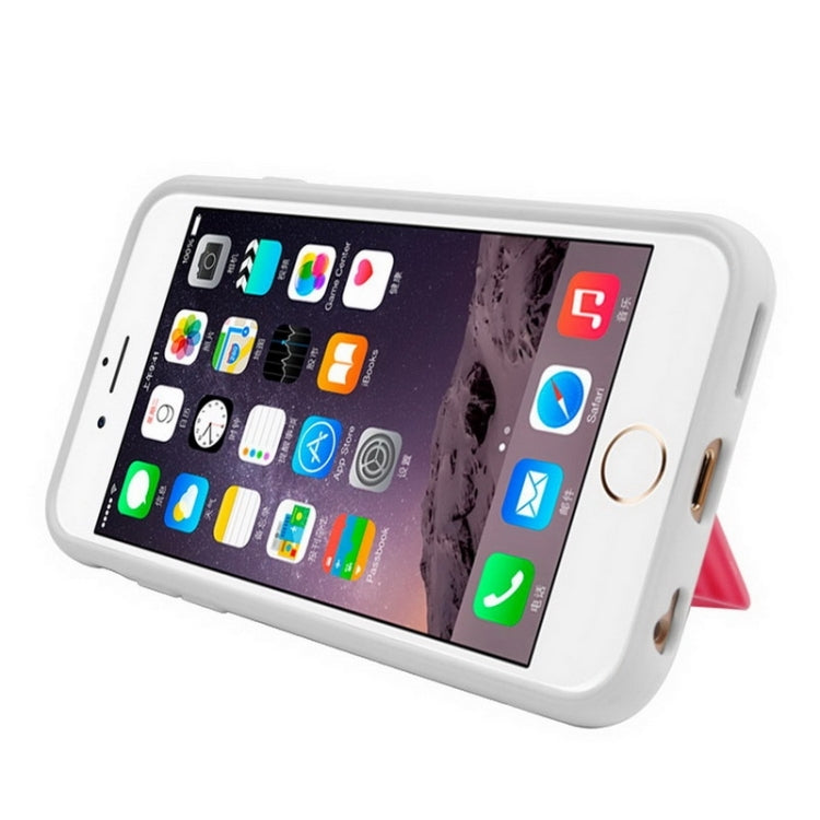 Vertical Texture TPU Frame Plastic Protective Case for iPhone 6 & 6S
