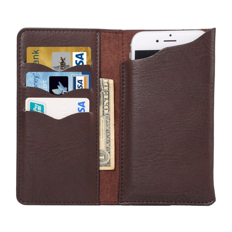 4.3 - 4.8 Inch Universal Elephant Texture Carry Cases with Wallet & Card Slots for iPhone 6 & 6s, Sony Xperia Z5 Compact, Nokia Lumia 1020