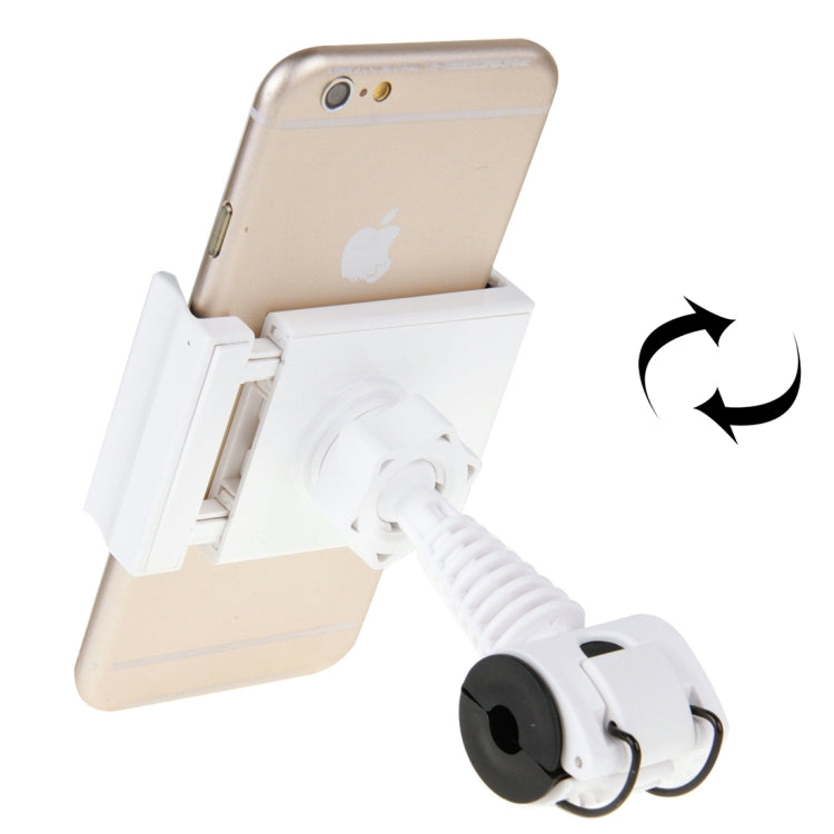 360 Degrees Rotating Joint Innovative Smartphone Car Headrest & Bicycle Mount Holder for iPhone 6s & 6s Plus, iPhone 6 & 6 Plus, Galaxy S6 edge+ / S6, HTC, Sony, Suitable for Width as 6cm-10cm Mobile Phone (White)