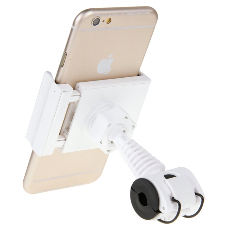360 Degrees Rotating Joint Innovative Smartphone Car Headrest & Bicycle Mount Holder for iPhone 6s & 6s Plus, iPhone 6 & 6 Plus, Galaxy S6 edge+ / S6, HTC, Sony, Suitable for Width as 6cm-10cm Mobile Phone (White)