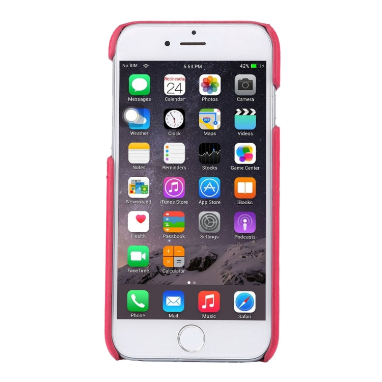 Lambskin Texture Leather Back Cover with Card Slots for iPhone 6s