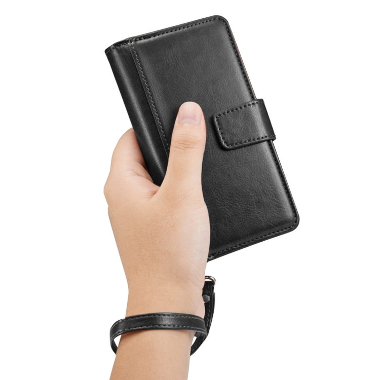 Two in One Separable Crazy Horse Texture Horizontal Flip Leather Wallet Case with 7 Card Slots & Lanyard for iPhone 6 & 6s