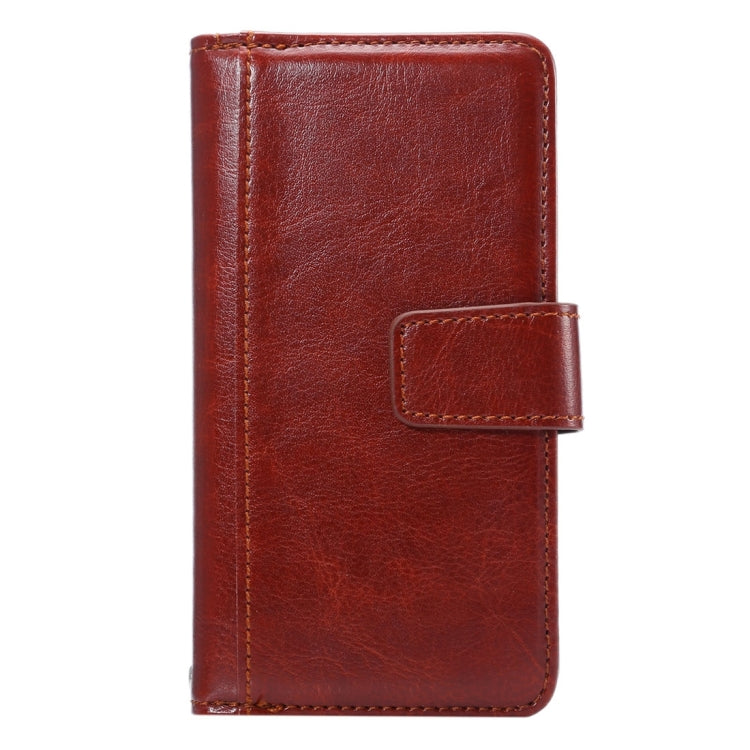 Two in One Separable Crazy Horse Texture Horizontal Flip Leather Wallet Case with 7 Card Slots & Lanyard for iPhone 6 & 6s