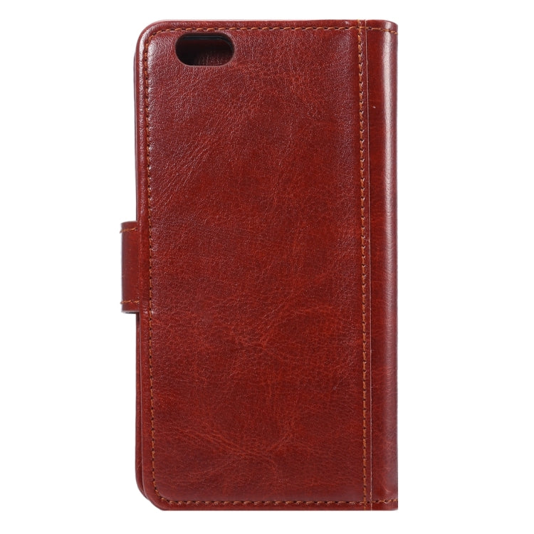 Two in One Separable Crazy Horse Texture Horizontal Flip Leather Wallet Case with 7 Card Slots & Lanyard for iPhone 6 & 6s