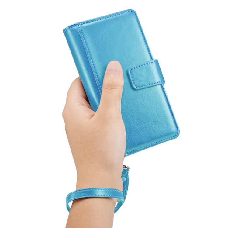 Two in One Separable Crazy Horse Texture Horizontal Flip Leather Wallet Case with 7 Card Slots & Lanyard for iPhone 6 & 6s