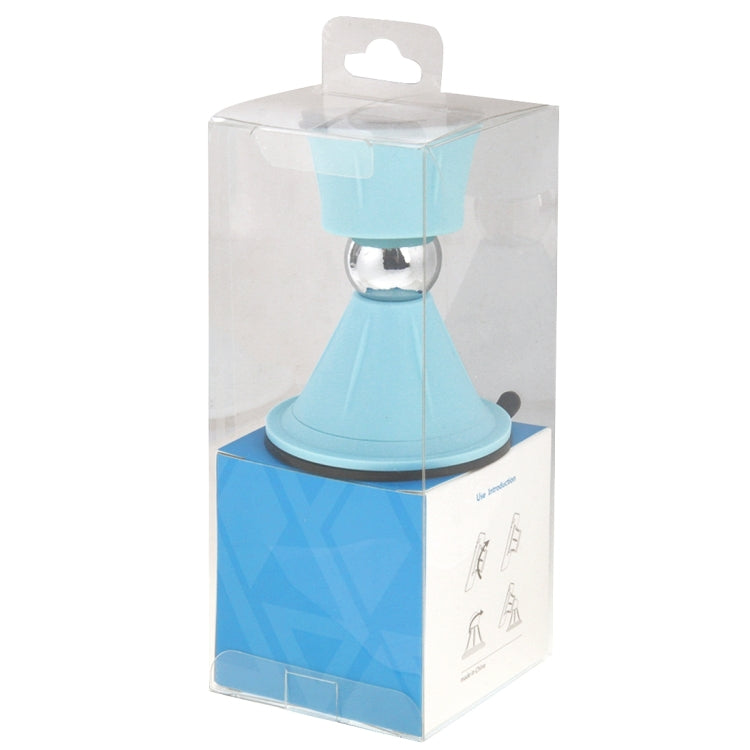 Funnel Style Double Suction Cup Magnet 360 Degrees Mini Car Holder for iPhone 6s & 6s Plus, iPhone 6 & 6 Plus, Galaxy S6 edge+ / S6, HTC, Sony