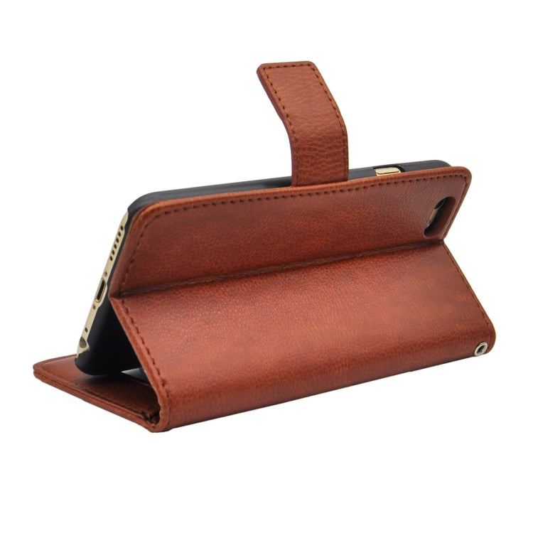 Litchi Texture Horizontal Flip PU Leather Case with Magnetic Snap & Card Slots & Holder & Wallet for iPhone 6 & 6s