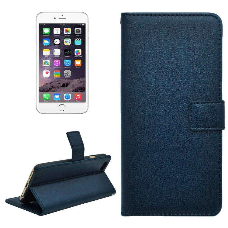 Litchi Texture Horizontal Flip PU Leather Case with Magnetic Snap & Card Slots & Holder & Wallet for iPhone 6 & 6s