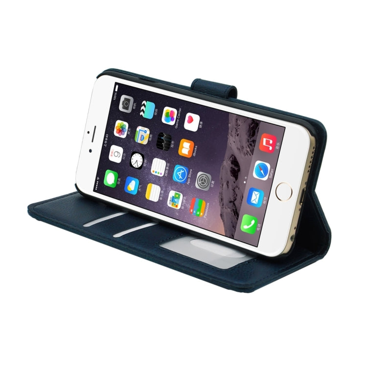 Litchi Texture Horizontal Flip PU Leather Case with Magnetic Snap & Card Slots & Holder & Wallet for iPhone 6 & 6s