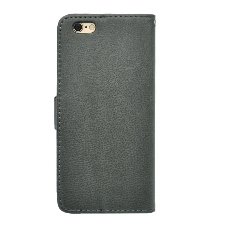 Litchi Texture Horizontal Flip PU Leather Case with Magnetic Snap & Card Slots & Holder & Wallet for iPhone 6 & 6s