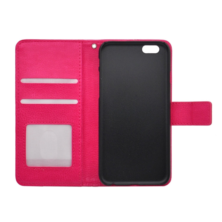 Litchi Texture Horizontal Flip PU Leather Case with Magnetic Snap & Card Slots & Holder & Wallet for iPhone 6 & 6s