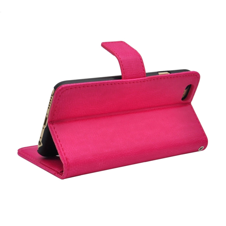 Litchi Texture Horizontal Flip PU Leather Case with Magnetic Snap & Card Slots & Holder & Wallet for iPhone 6 & 6s