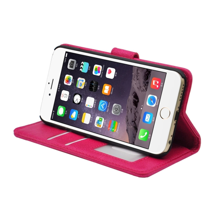 Litchi Texture Horizontal Flip PU Leather Case with Magnetic Snap & Card Slots & Holder & Wallet for iPhone 6 & 6s