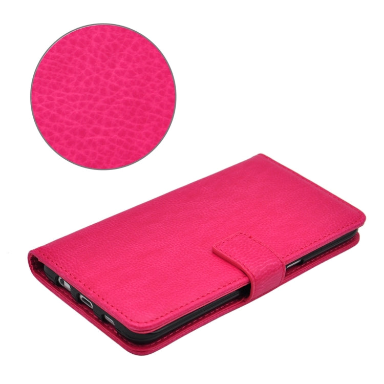 Litchi Texture Horizontal Flip PU Leather Case with Magnetic Snap & Card Slots & Holder & Wallet for iPhone 6 & 6s