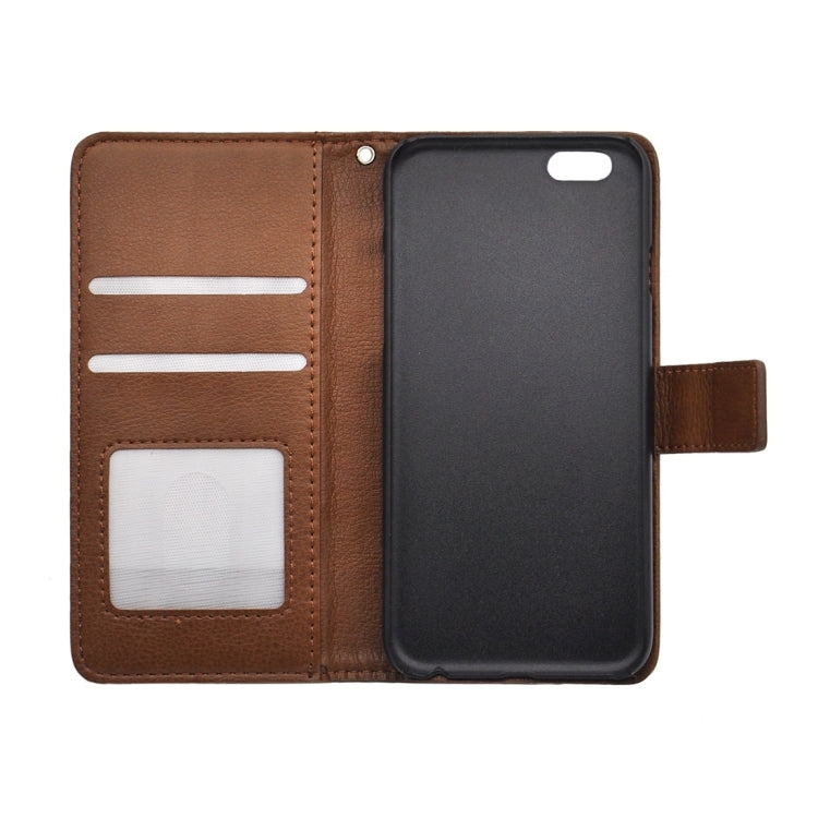 Litchi Texture Horizontal Flip PU Leather Case with Magnetic Snap & Card Slots & Holder & Wallet for iPhone 6 & 6s