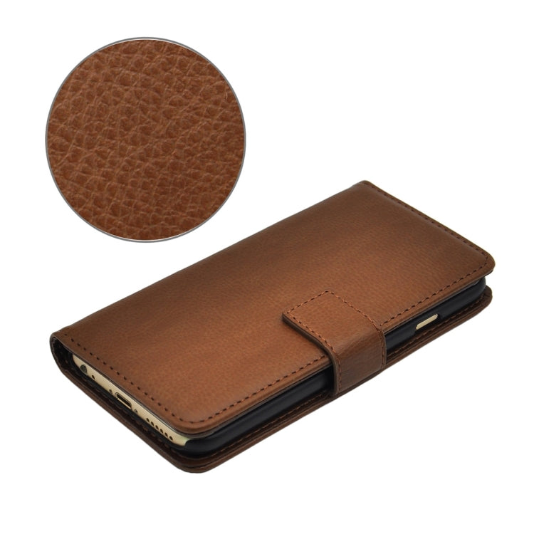 Litchi Texture Horizontal Flip PU Leather Case with Magnetic Snap & Card Slots & Holder & Wallet for iPhone 6 & 6s