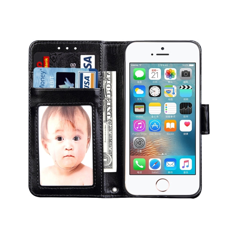 Crazy Horse Texture Horizontal Flip Leather Case with Holder & Card Slots & Wallet & Photo Frame for iPhone 6 & 6s