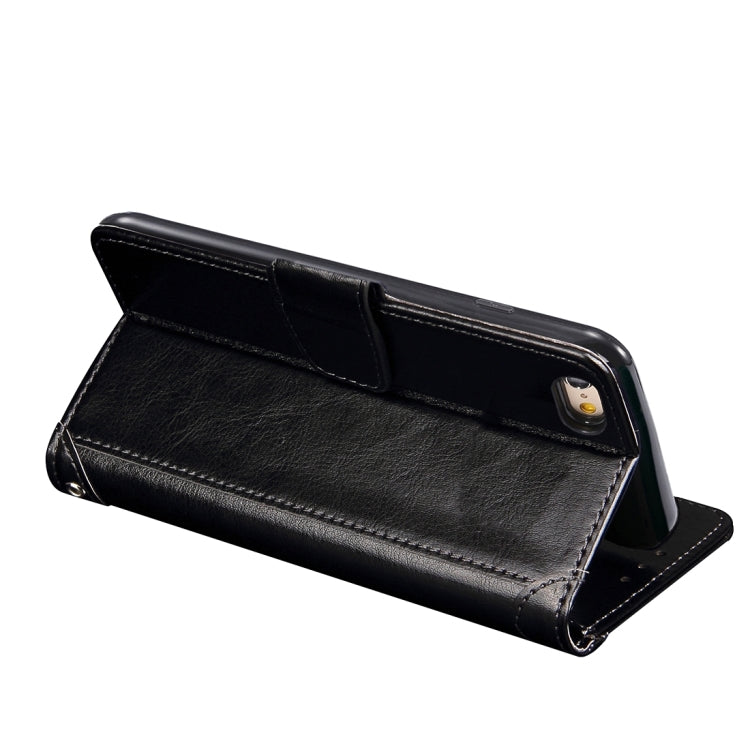 Crazy Horse Texture Horizontal Flip Leather Case with Holder & Card Slots & Wallet & Photo Frame for iPhone 6 & 6s