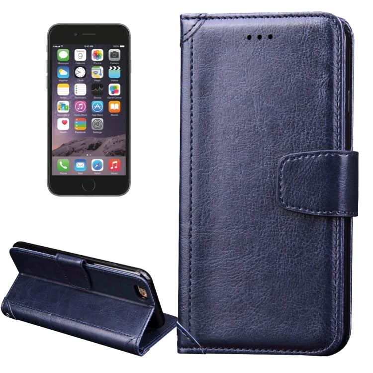 Crazy Horse Texture Horizontal Flip Leather Case with Holder & Card Slots & Wallet & Photo Frame for iPhone 6 & 6s