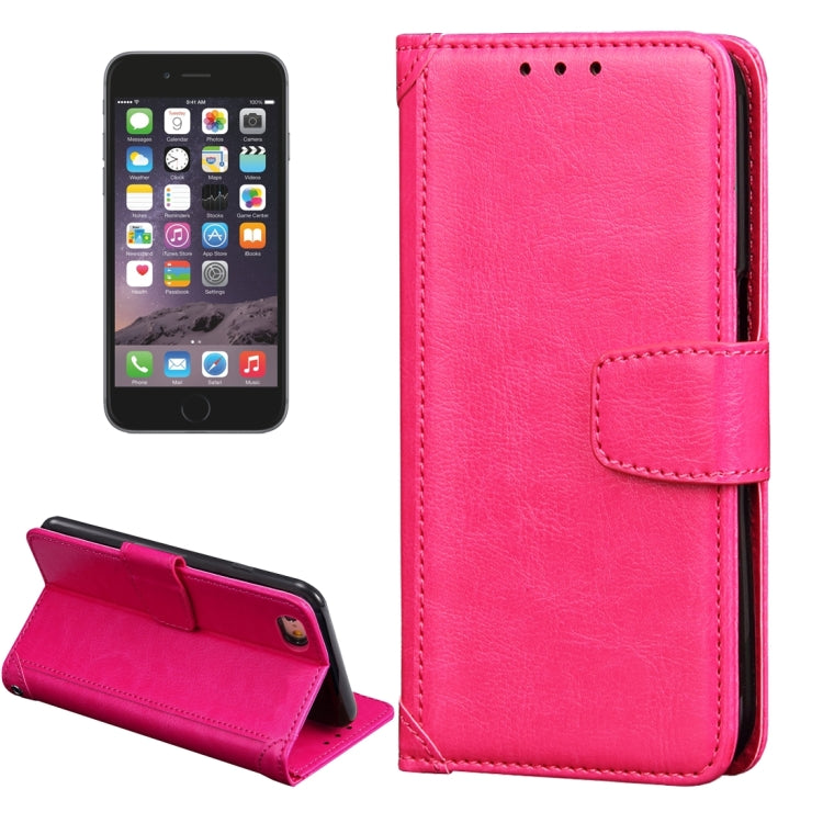 Crazy Horse Texture Horizontal Flip Leather Case with Holder & Card Slots & Wallet & Photo Frame for iPhone 6 & 6s