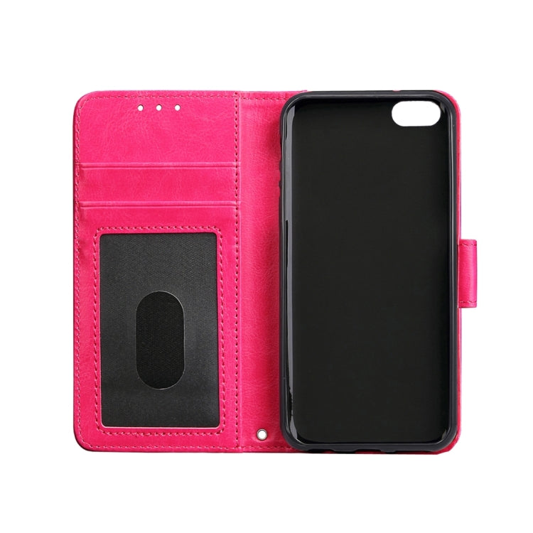 Crazy Horse Texture Horizontal Flip Leather Case with Holder & Card Slots & Wallet & Photo Frame for iPhone 6 & 6s