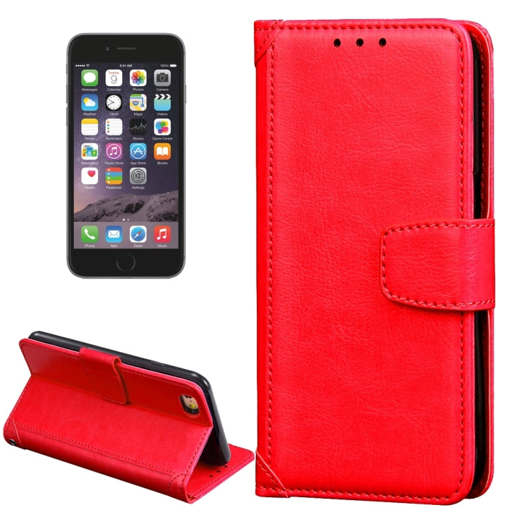 Crazy Horse Texture Horizontal Flip Leather Case with Holder & Card Slots & Wallet & Photo Frame for iPhone 6 & 6s