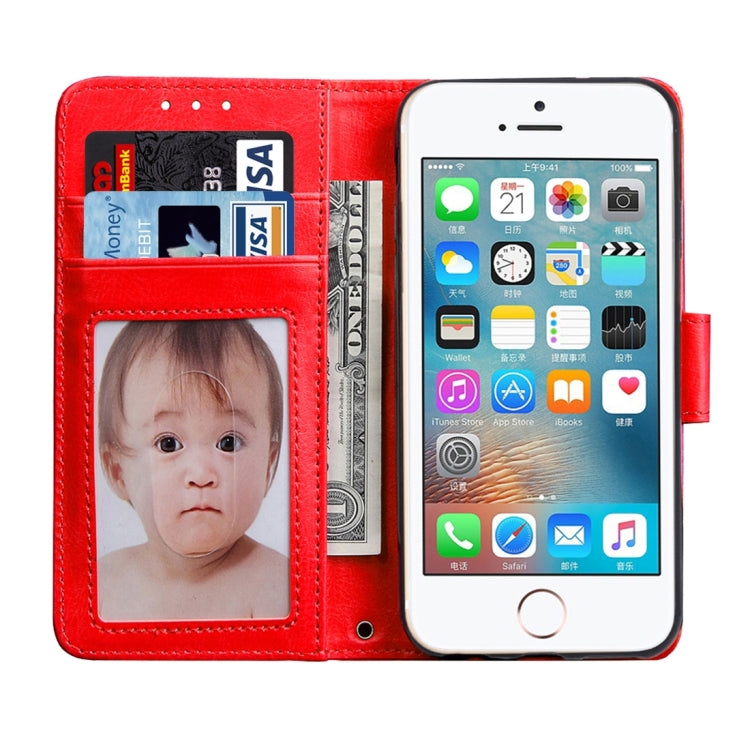 Crazy Horse Texture Horizontal Flip Leather Case with Holder & Card Slots & Wallet & Photo Frame for iPhone 6 & 6s