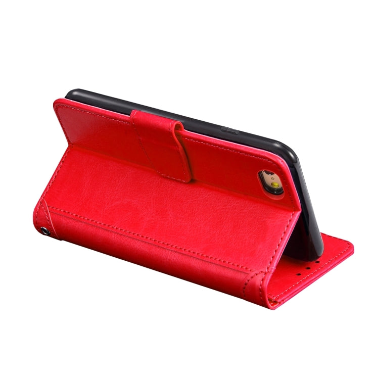 Crazy Horse Texture Horizontal Flip Leather Case with Holder & Card Slots & Wallet & Photo Frame for iPhone 6 & 6s