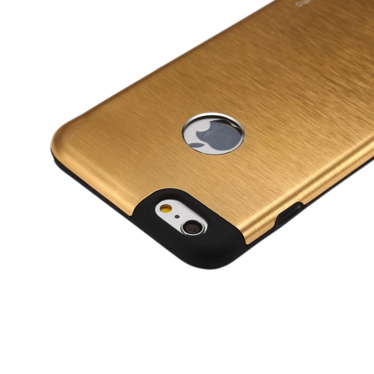 MOTOMO Brushed Texture Metal + TPU Protective Case for iPhone 6 & 6s