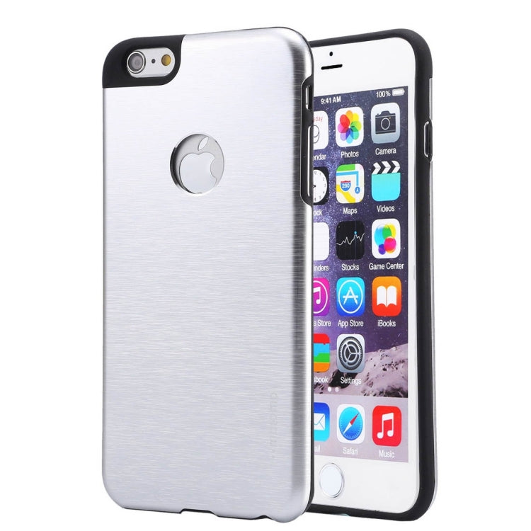 MOTOMO Brushed Texture Metal + TPU Protective Case for iPhone 6 & 6s