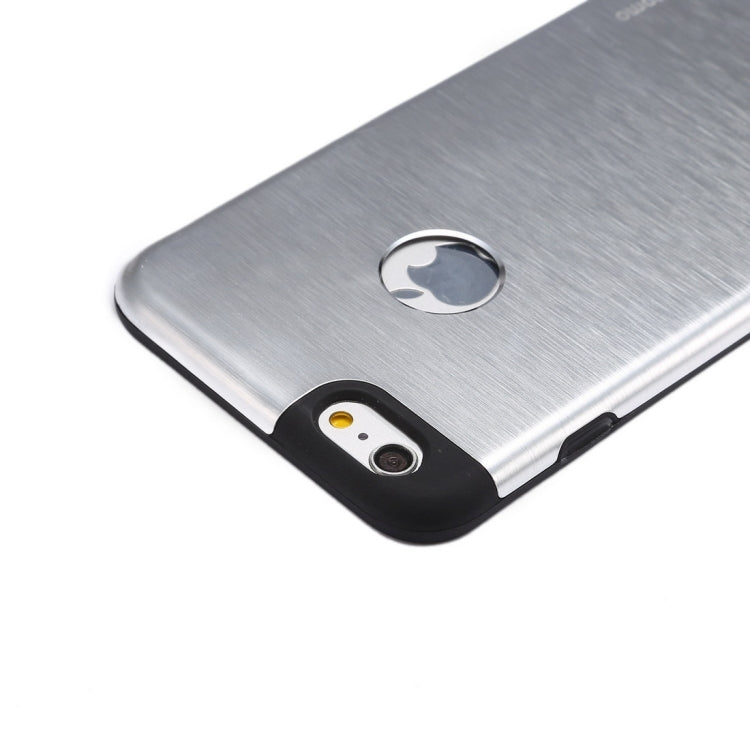 MOTOMO Brushed Texture Metal + TPU Protective Case for iPhone 6 & 6s