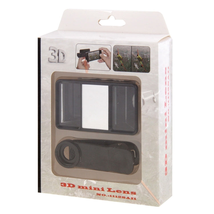 Universal 3D Mini Lens with Clip, For iPhone, Samsung, Sony, Lenovo, HTC, Huawei and other Smartphones