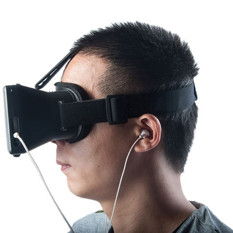 3D Cardboard Head Mount Plastic 3D Virtual Reality Video Glasses for 4.7 - 6.0 inch Android / iOS Smartphone