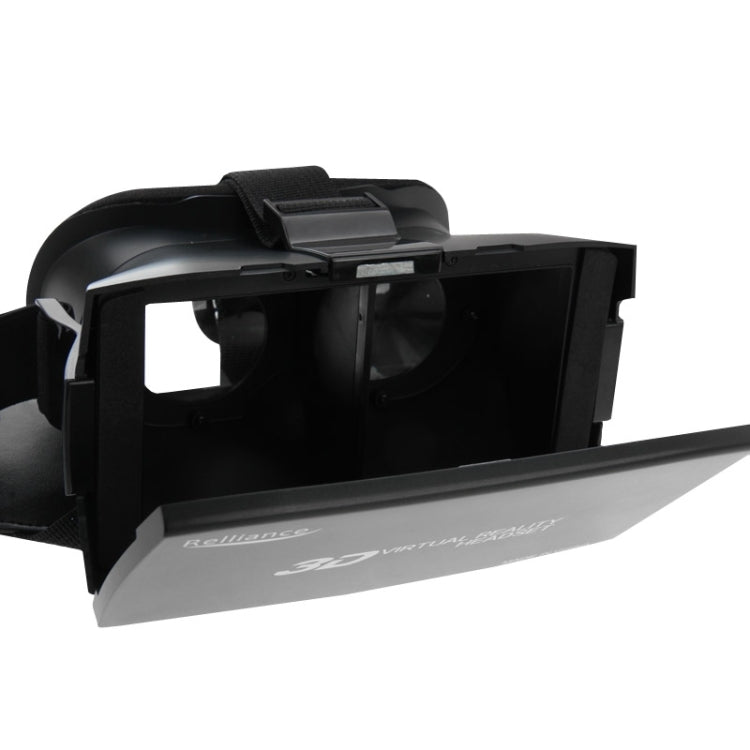 3D Cardboard Head Mount Plastic 3D Virtual Reality Video Glasses for 4.7 - 6.0 inch Android / iOS Smartphone