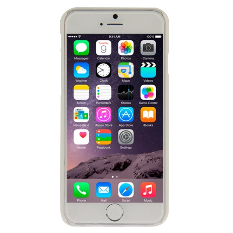 Middle Bamboo Paste White PC Cover + Four Colors TPU Pasters Combination Case for iPhone 6 & 6S