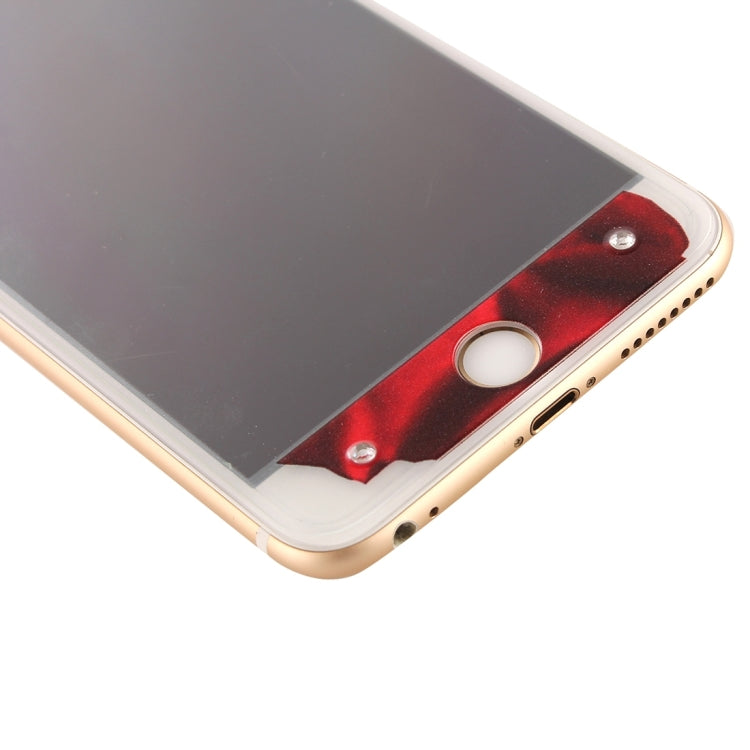 0.3mm 3D Colorized Relief Girl Pattern Diamond Encrusted Front + Back Tempered Glass Screen Protector for iPhone 6 & 6s