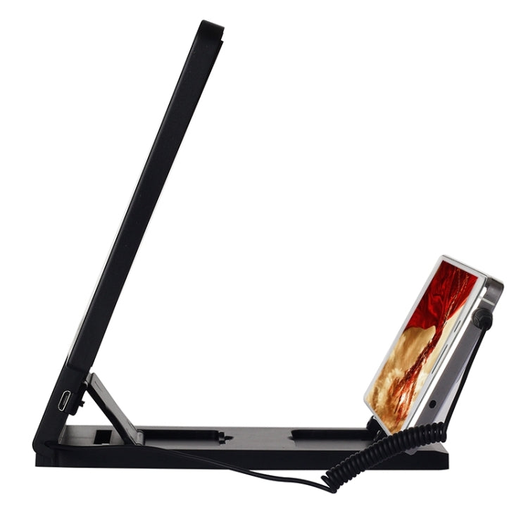 Angle-Adjustable Eyeshield 3D Enlarged Screen Mobile Phone Video Frequency Amplifier with Speaker