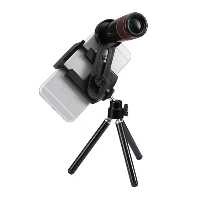 Universal 12x Zoom Optical Telescope Telephoto Camera Lens Kit, Suitable for Width as 5.5cm-8.5cm Mobile Phone