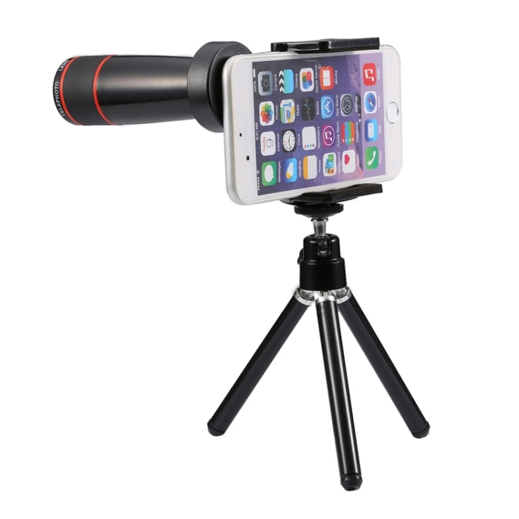 Universal 12x Zoom Optical Telescope Telephoto Camera Lens Kit, Suitable for Width as 5.5cm-8.5cm Mobile Phone