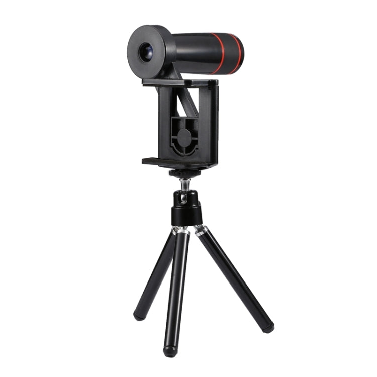 Universal 12x Zoom Optical Telescope Telephoto Camera Lens Kit, Suitable for Width as 5.5cm-8.5cm Mobile Phone