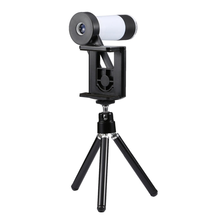 Universal 12x Zoom Optical Telescope Telephoto Camera Lens Kit, Suitable for Width as 5.5cm-8.5cm Mobile Phone