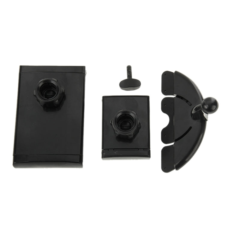 2 in 1 360 Degrees Rotating Car Mobile Phone Holder Install on Vehicle CD Player Disk Slot Tablet Holder Stand Mount, For iPhone, Galaxy, Sony, Lenovo, HTC, Huawei, and other Smartphones and 7.0 inch Tablet(Black)