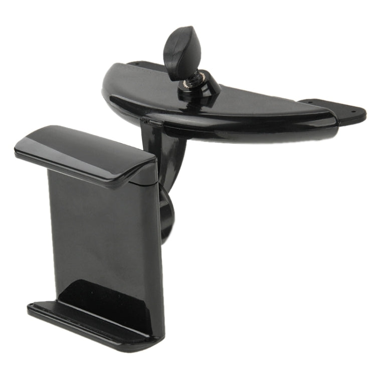 2 in 1 360 Degrees Rotating Car Mobile Phone Holder Install on Vehicle CD Player Disk Slot Tablet Holder Stand Mount, For iPhone, Galaxy, Sony, Lenovo, HTC, Huawei, and other Smartphones and 7.0 inch Tablet(Black)