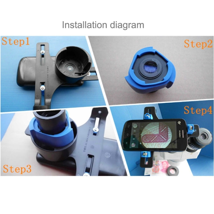 HY008 Universal Microscope & Telescope Phone Frame Bracket, For iPhone, Galaxy, Sony, Lenovo, HTC, Huawei, Google, LG, Xiaomi and other Smartphones