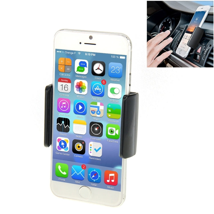 360 Degrees Rotating Air Vent Car Mount Holder, For iPhone, Galaxy, Sony, Lenovo, HTC, Huawei, and other Smartphones(Black)
