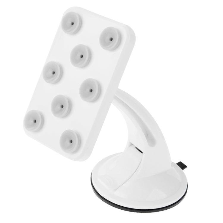 Multi-function Flexible Universal Car Holder Desktop Bed Lazy Bracket Mobile Stand for iPhone 6 & 6 Plus, Galaxy Note 4(White)