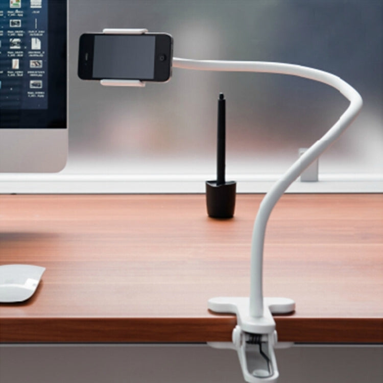 Multi-function Flexible Universal Car Holder Desktop Bed Lazy Bracket Mobile Stand for iPhone 6 & 6 Plus, Galaxy Note 4(White)