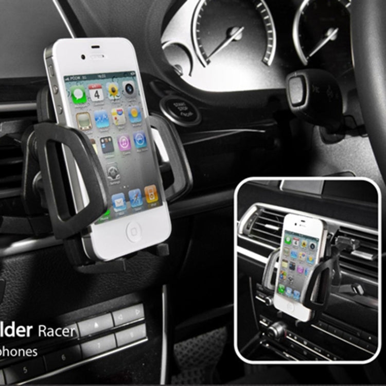 360 Degrees Rotating Car Mobile Phone Holder Install on Vehicle CD Player Disk Slot Stand Mount, Clip Size: 50mm-105mm, For iPhone, Galaxy, Sony, Lenovo, HTC, Huawei, and other Smartphones