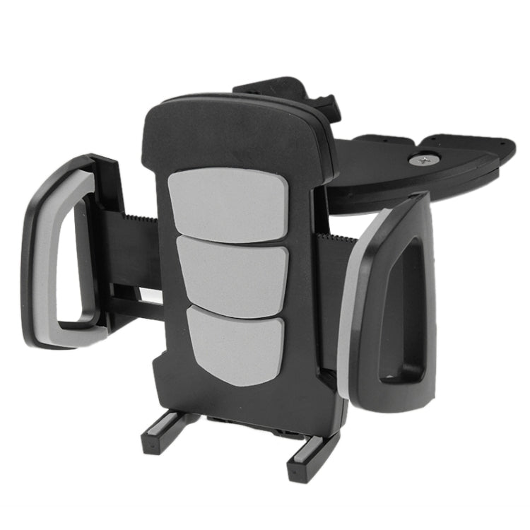 360 Degrees Rotating Car Mobile Phone Holder Install on Vehicle CD Player Disk Slot Stand Mount, Clip Size: 50mm-105mm, For iPhone, Galaxy, Sony, Lenovo, HTC, Huawei, and other Smartphones
