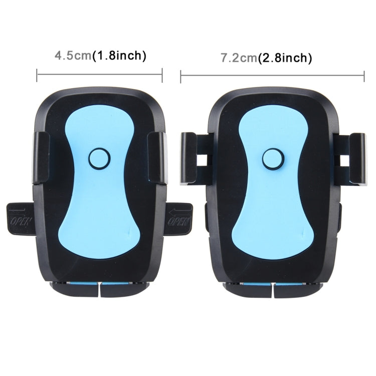 360 Degree Rotation Bicycle Phone Holder for iPhone 6 / iPhone 5 & 5C & 5S / iPhone 4 & 4S, Clip Size: 45mm-72mm